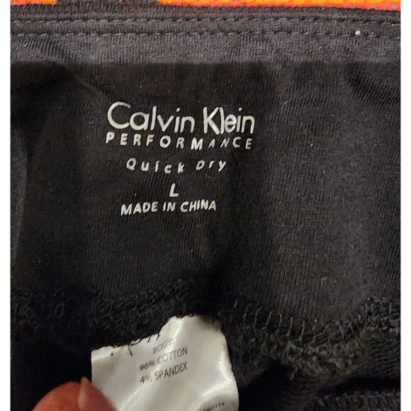 Calvin Klein Performance Quick Dry Black Yoga Pants L - Picture 2 of 14